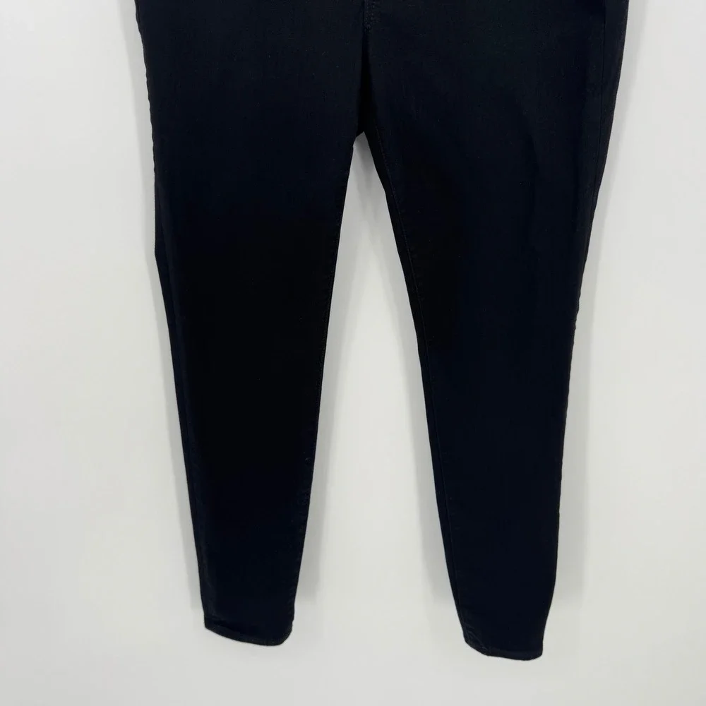 Madewell 9 High Rise Skinny‎ Jeans Black Wash causal Ankle Office Size 31